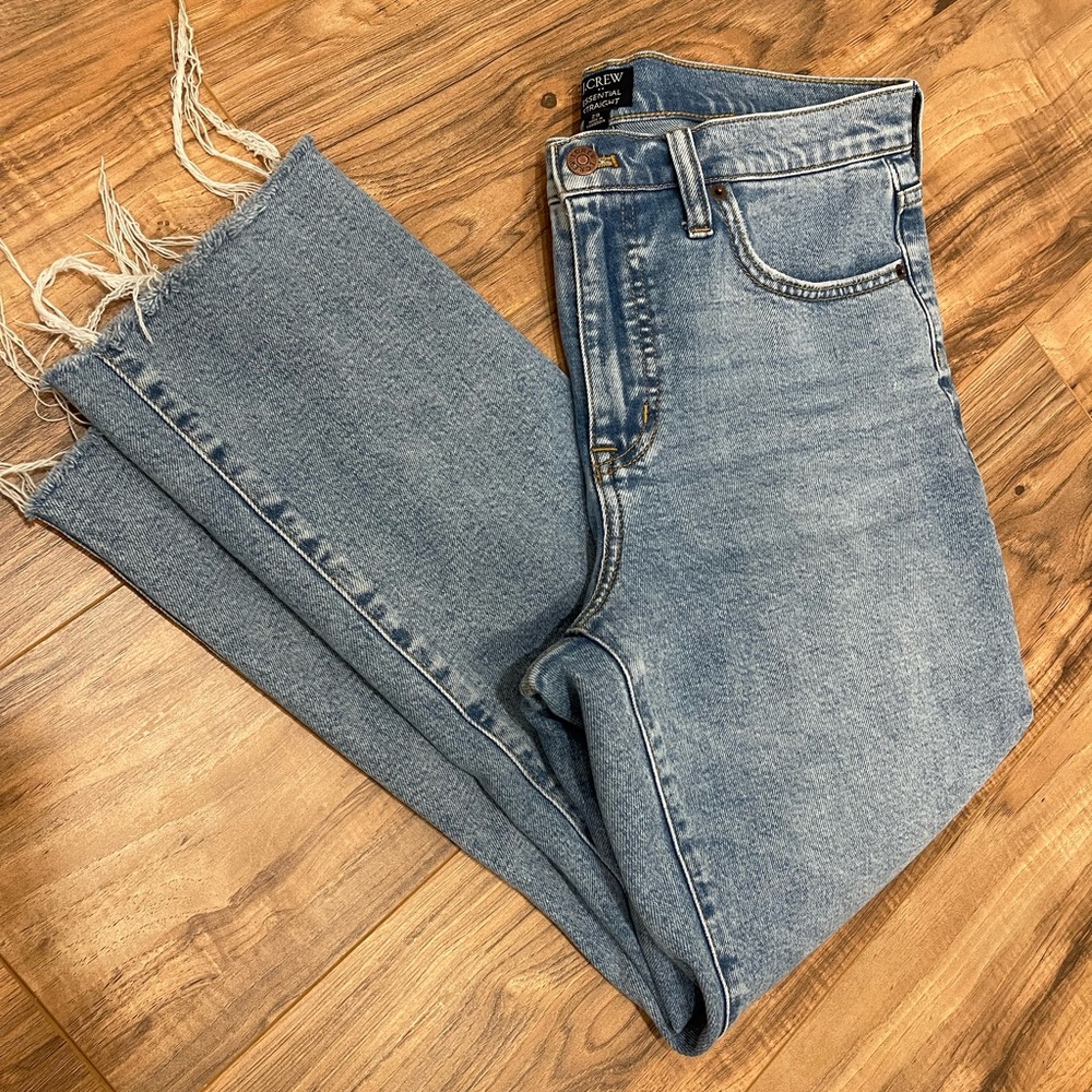 J Crew Essential Straight Jeans Size 29